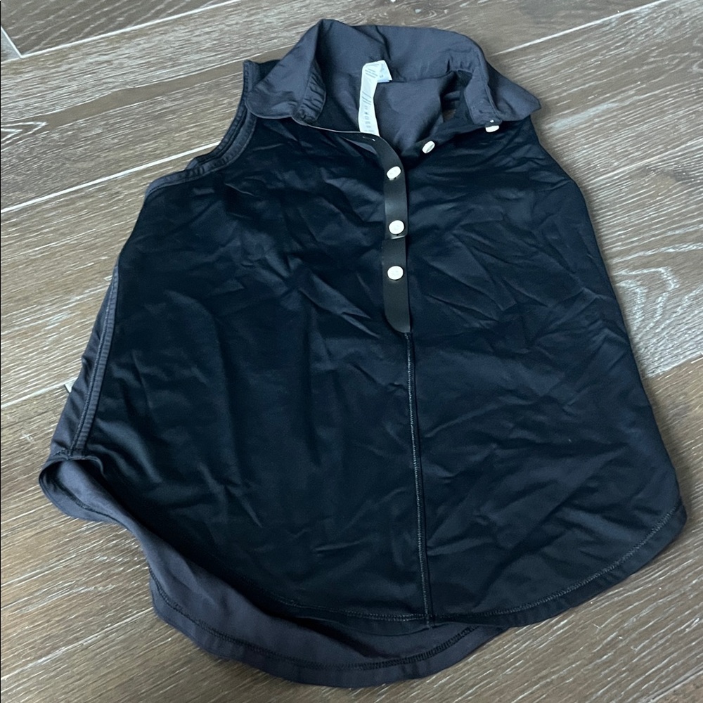 lululemon athletica Black Polo tank top